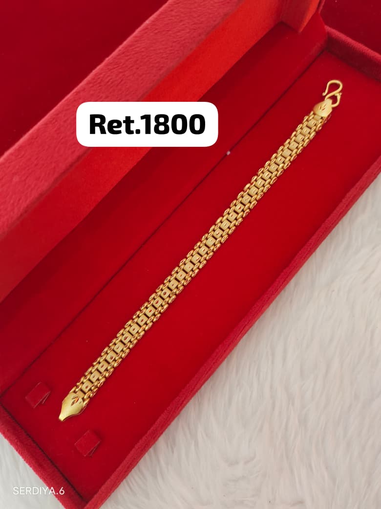 Premium Men’s Copper Gold-Finish Bracelet MB01
