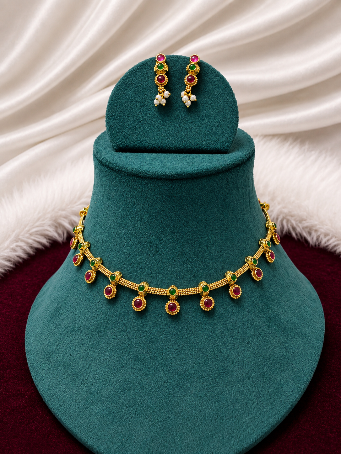 Heritage Kundan Choker Set HC44