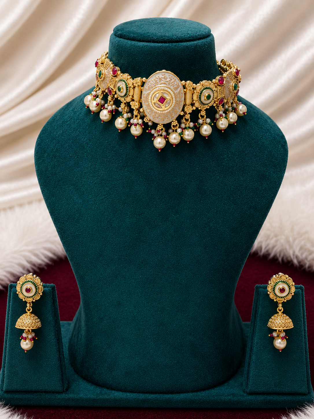 Heritage Kundan Choker Set HC40