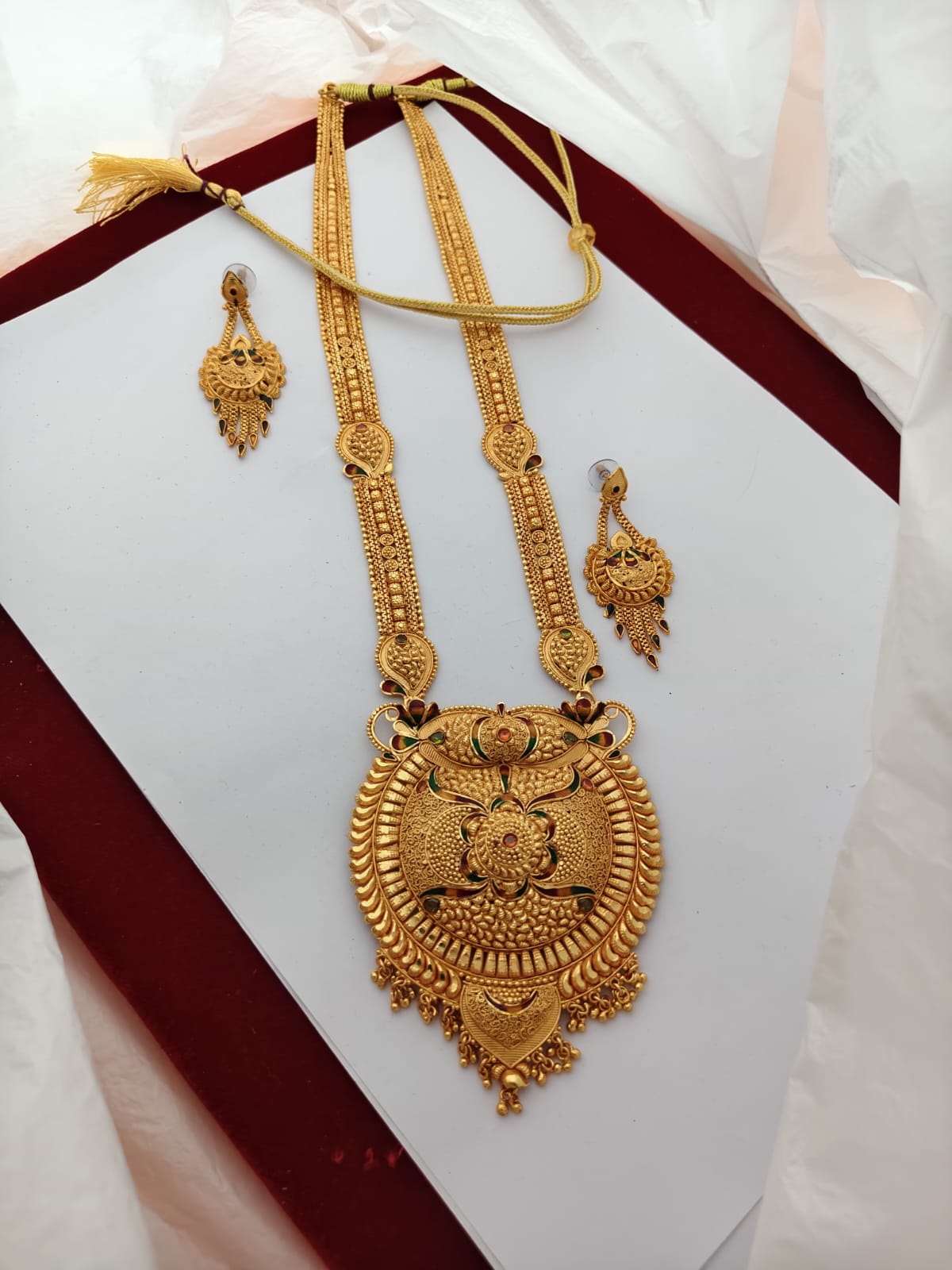 Elegant Copper Micro-Polish Mangalsutra