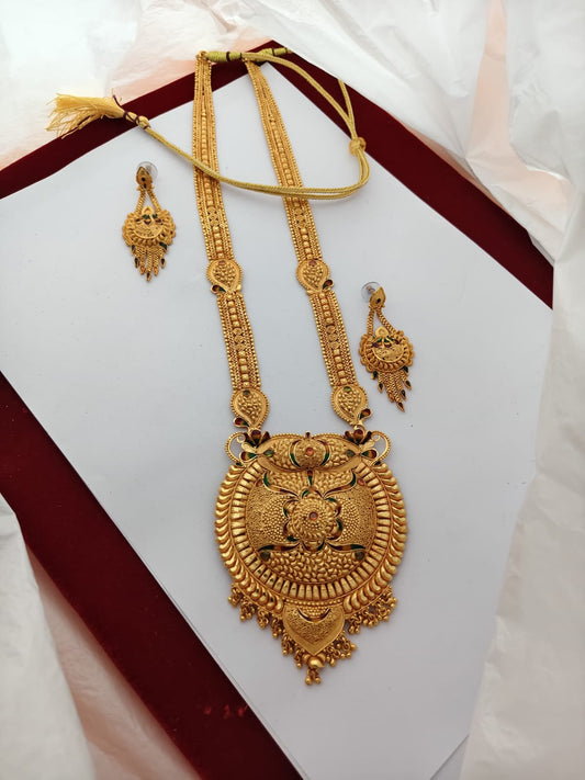 Elegant Copper Micro-Polish Mangalsutra