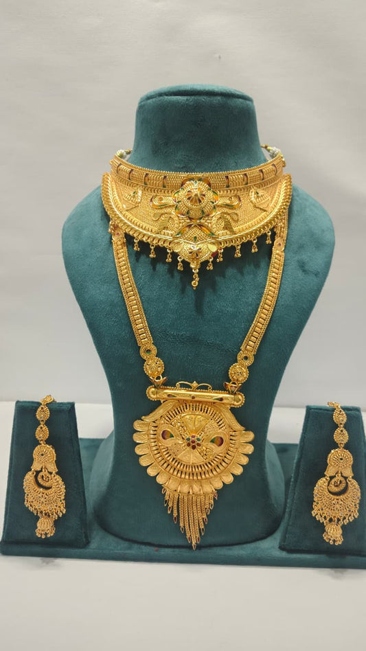 Royal Choker Rani Haar & Earrings Combo CRHE02