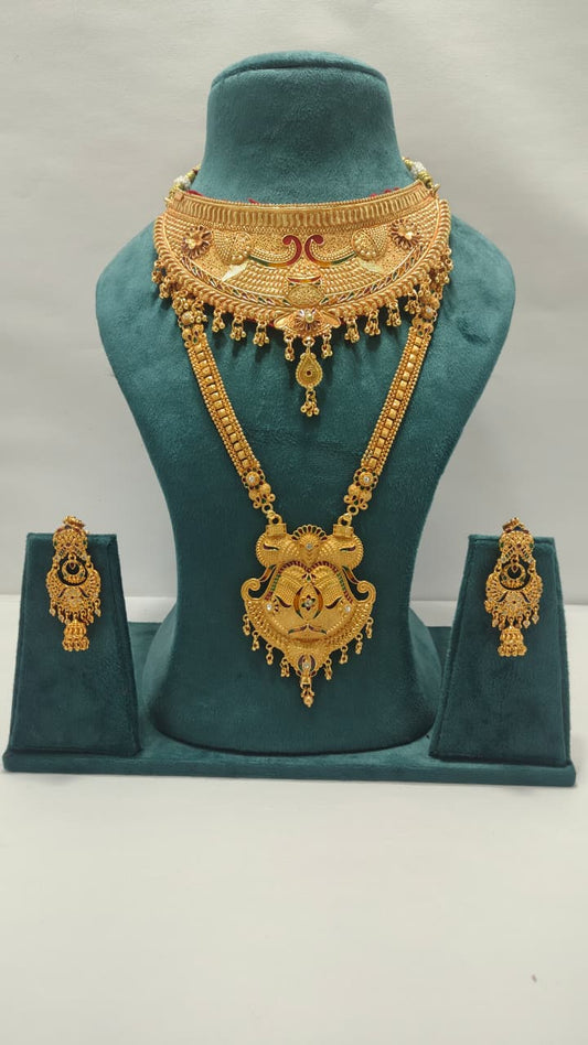 Royal Choker Rani Haar & Earrings Combo CRHE13