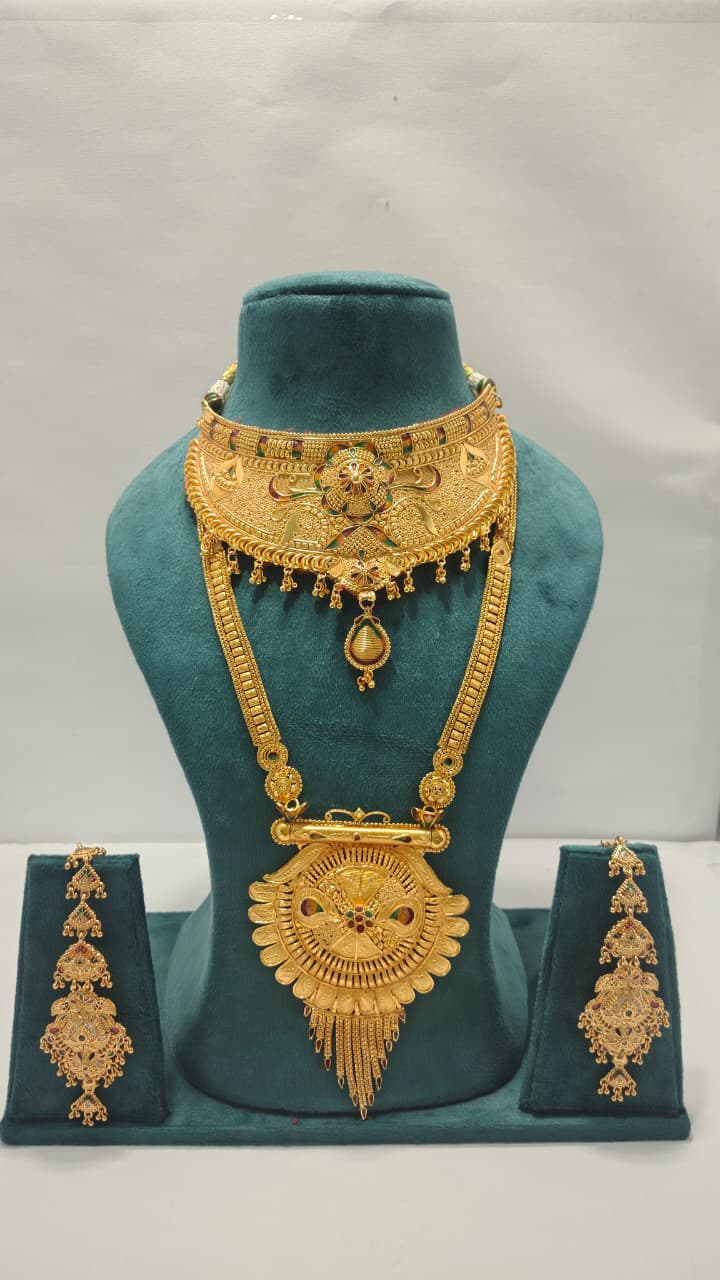 Royal Choker Rani Haar & Earrings Combo CRHE03