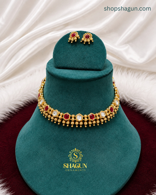 Heritage Kundan Choker Set HC16