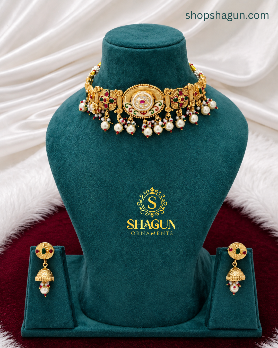 Heritage Kundan Choker Set HC36