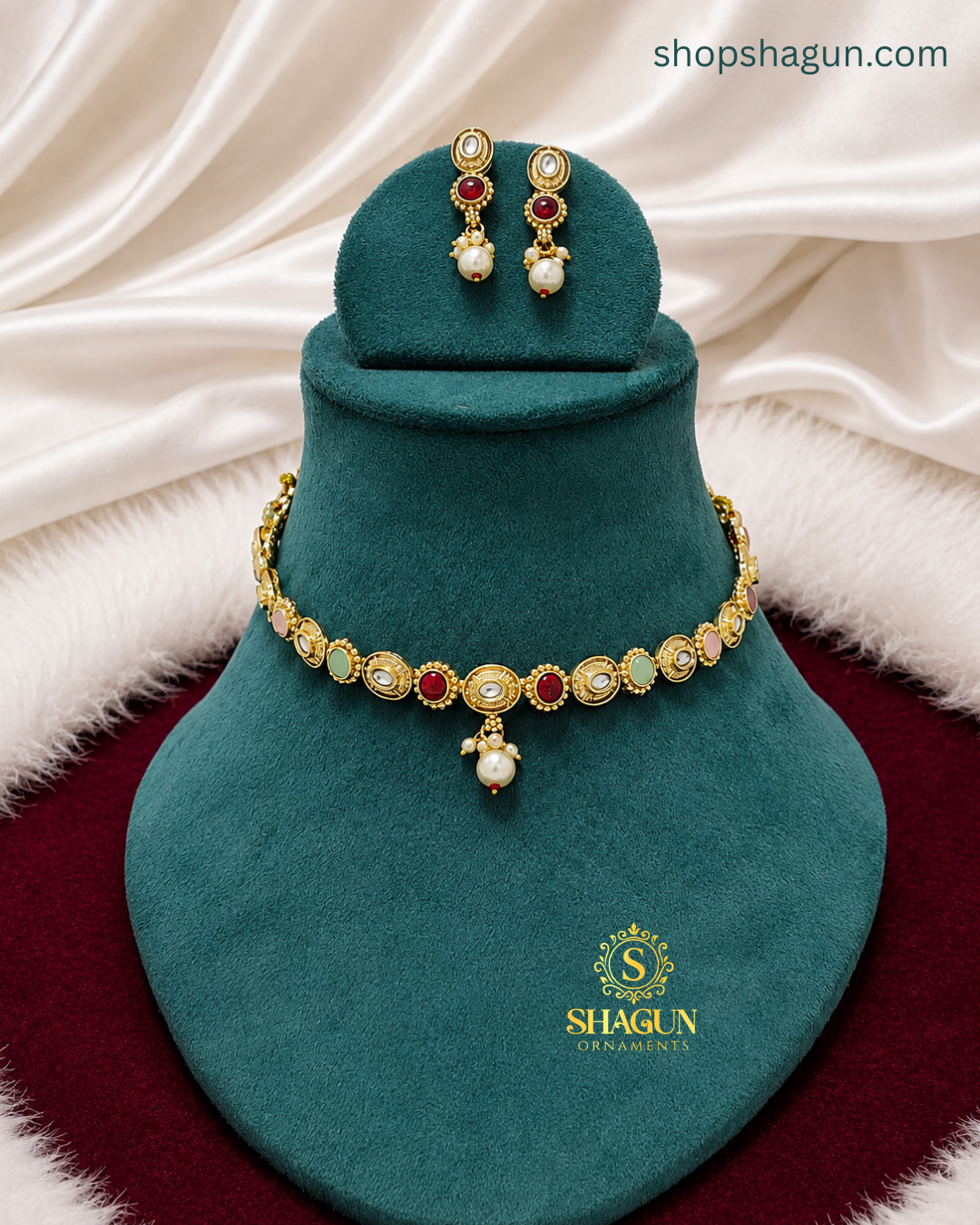 Heritage Kundan Choker Set HC23